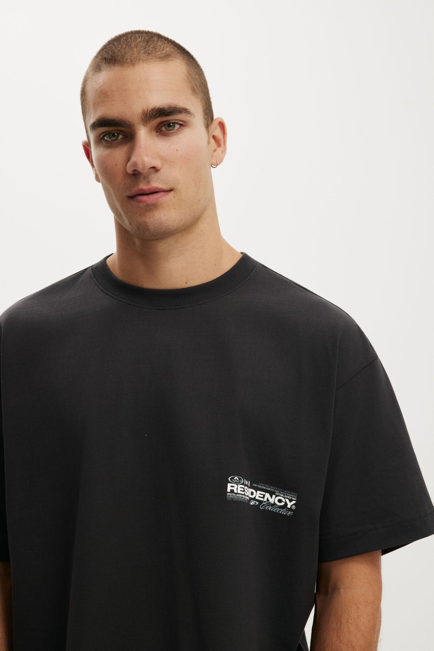Box Fit Text T-Shirt