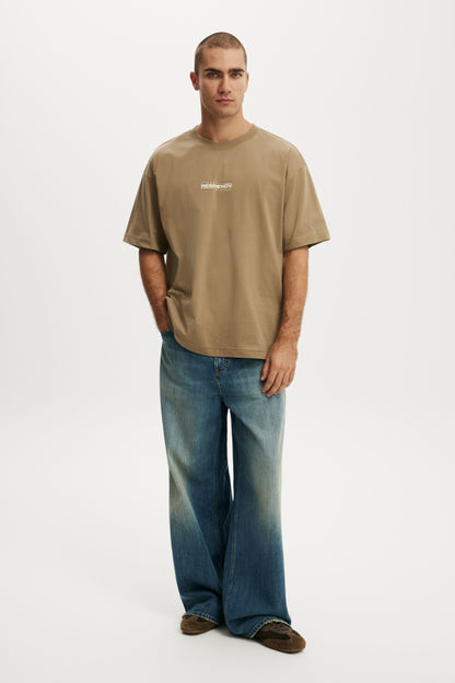 Box Fit Text T-Shirt