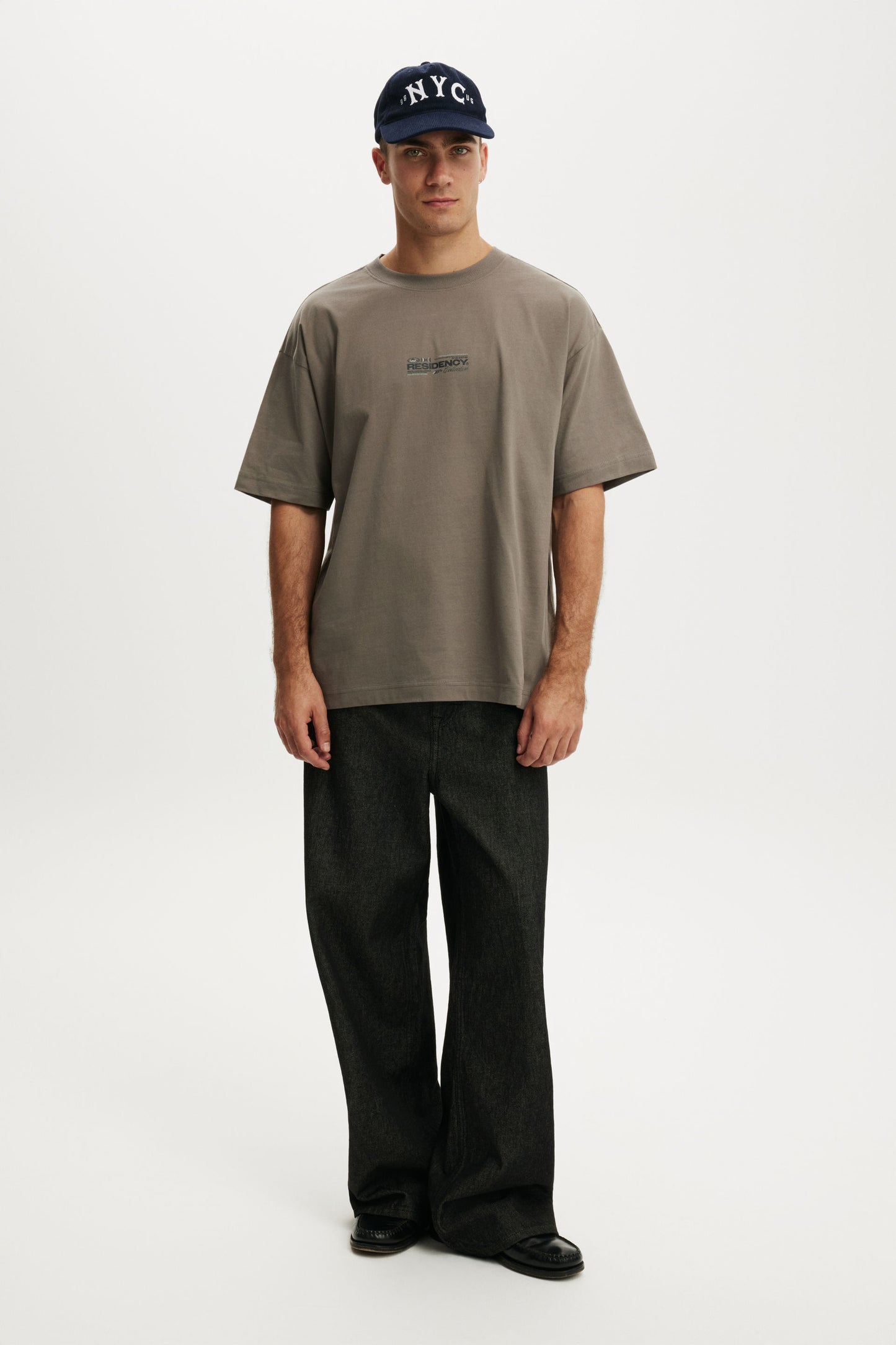 Box Fit Text T-Shirt