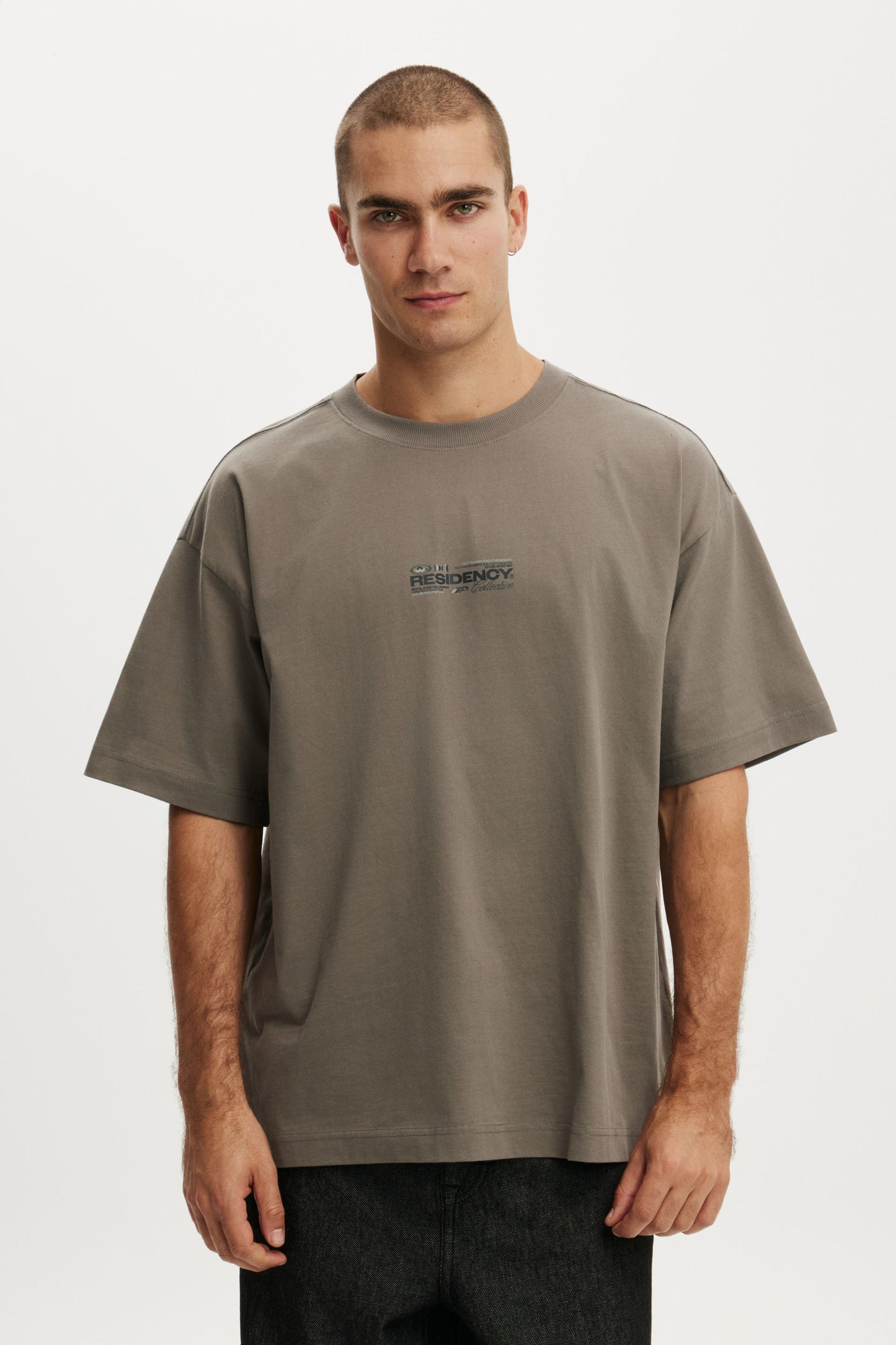 Box Fit Text T-Shirt