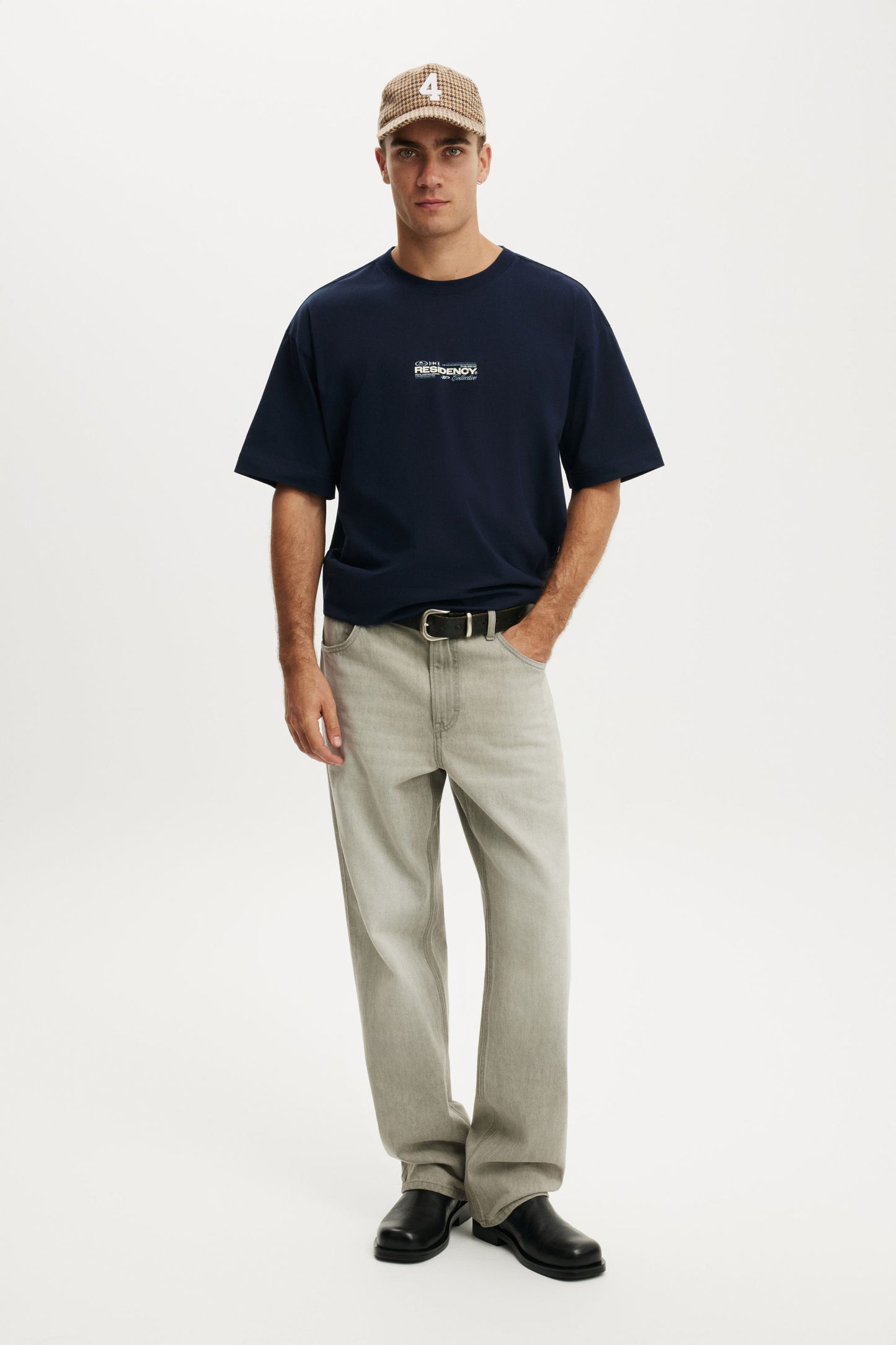 Box Fit Text T-Shirt