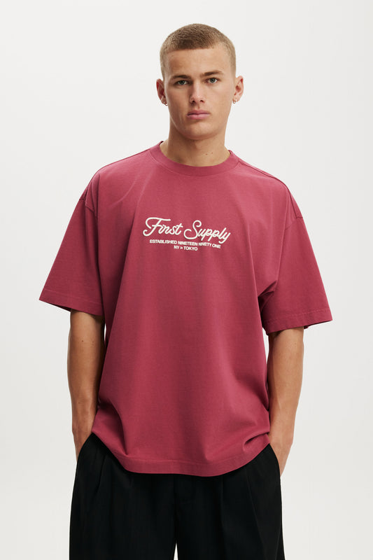 Box Fit Text T-Shirt