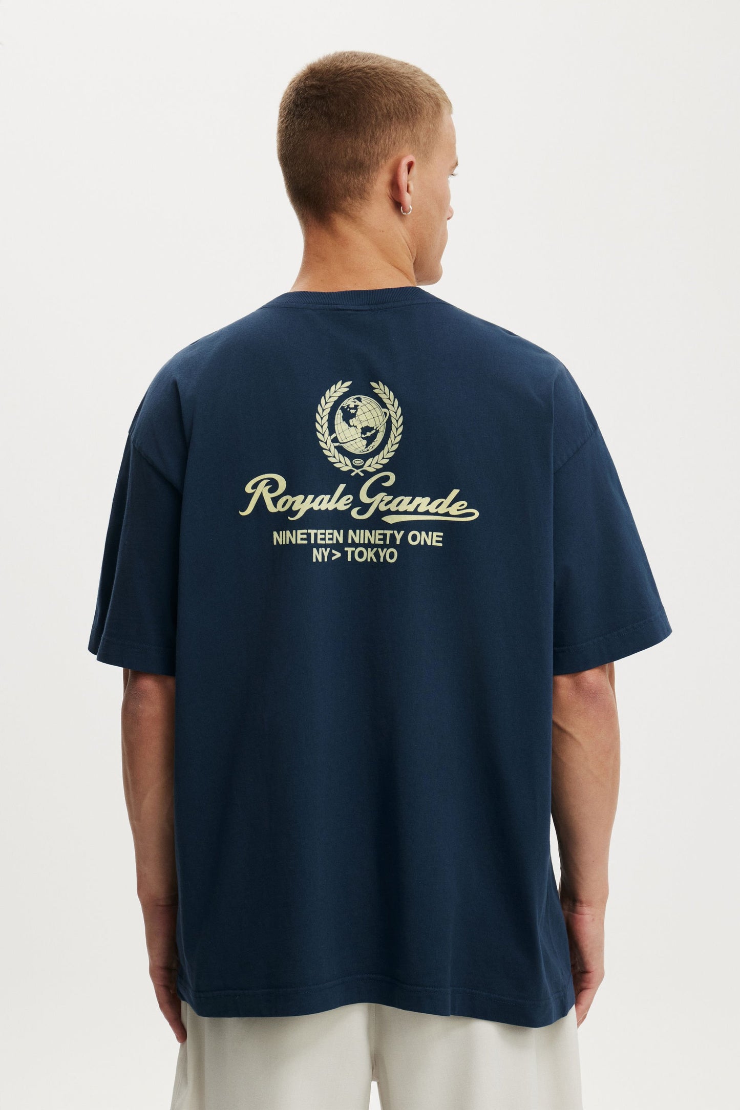 Box Fit Text T-Shirt