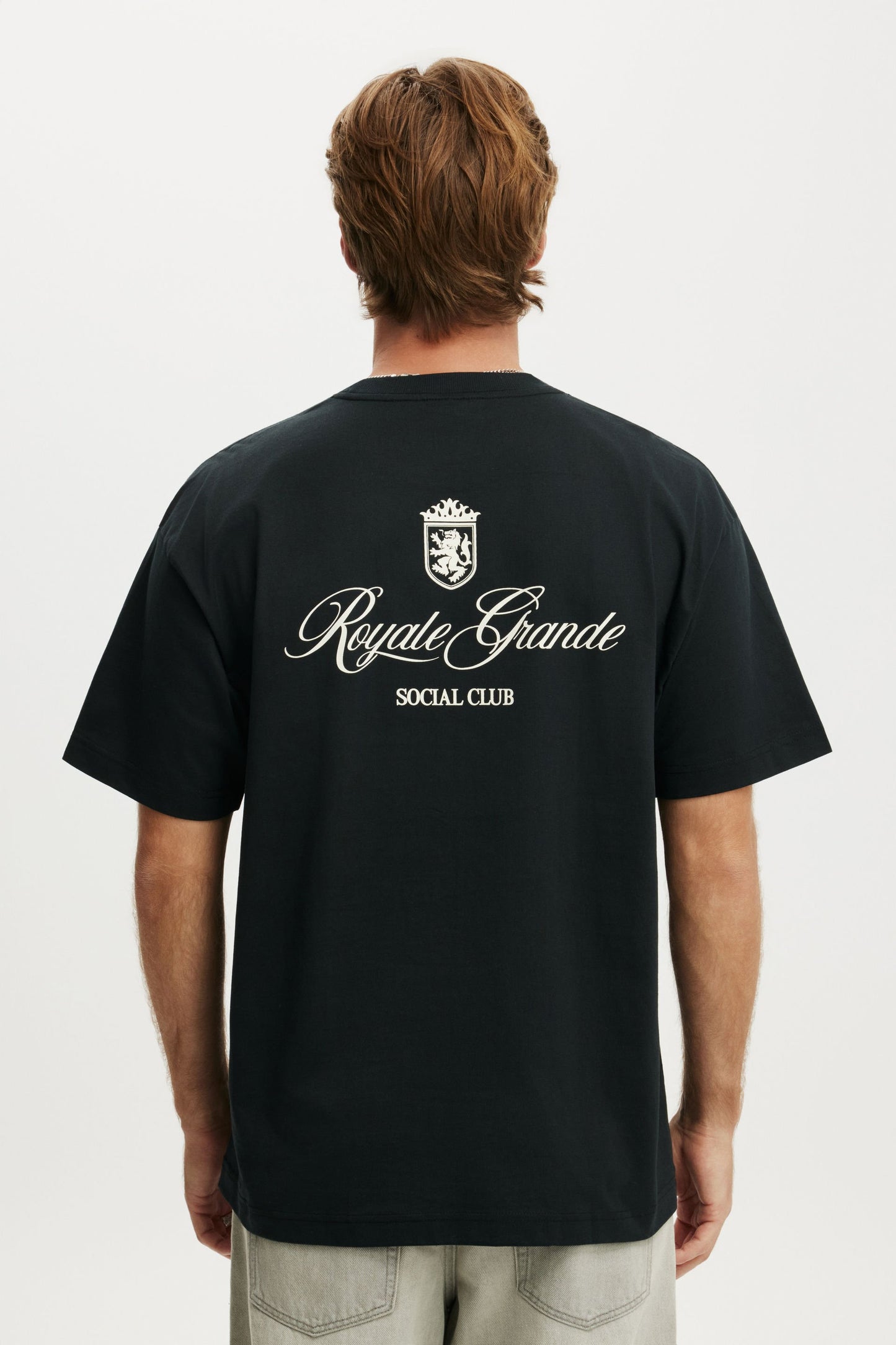 Box Fit Text T-Shirt