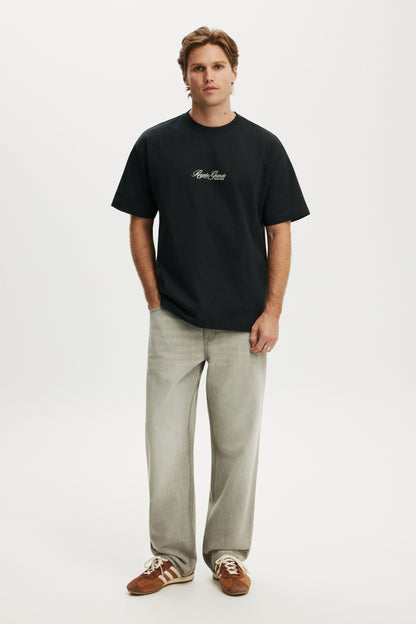 Box Fit Text T-Shirt