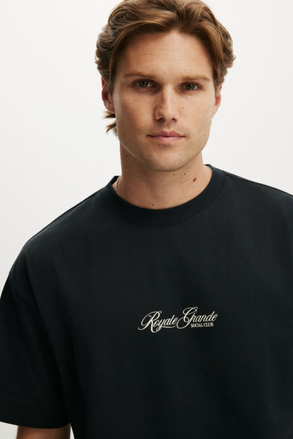Box Fit Text T-Shirt