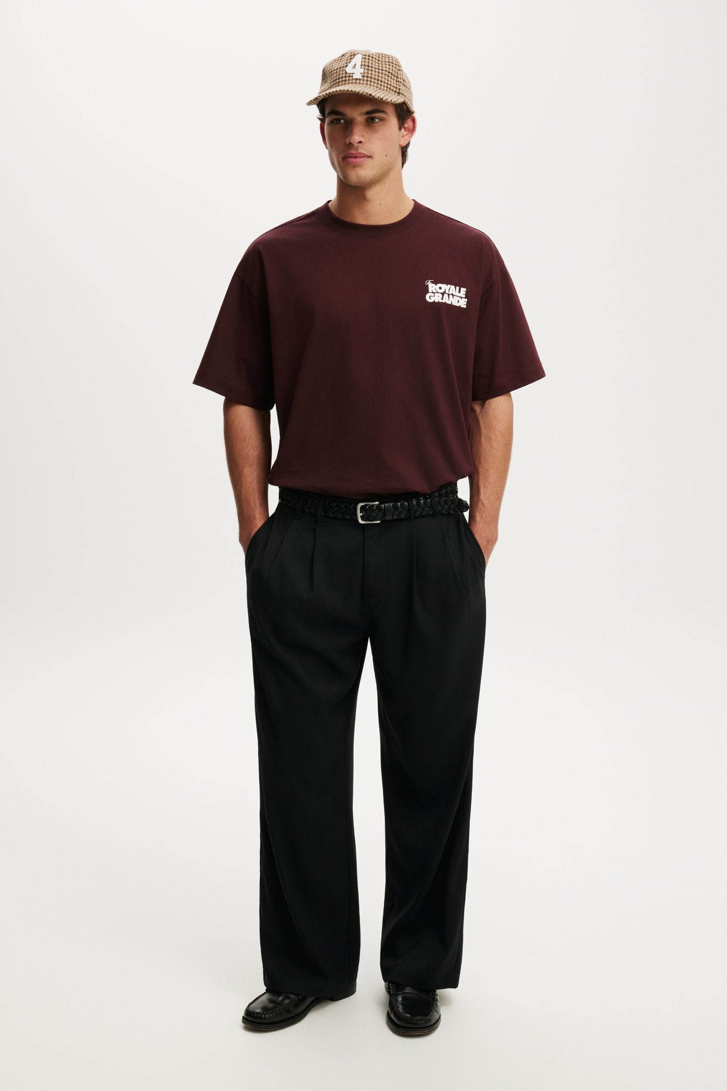 Box Fit Text T-Shirt