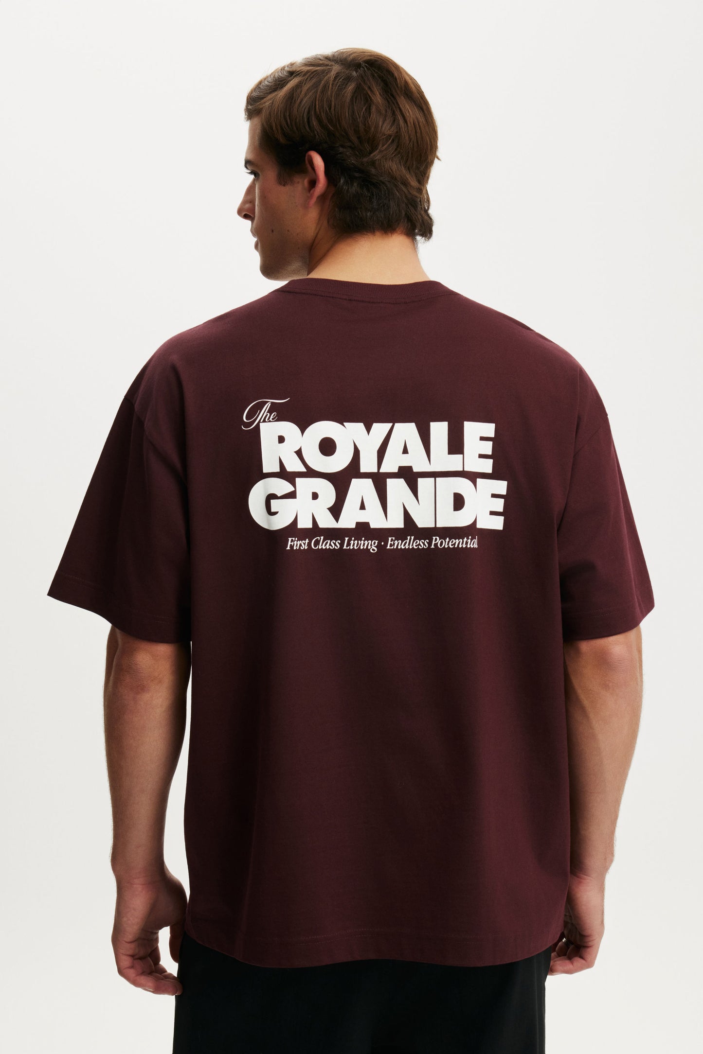 Box Fit Text T-Shirt