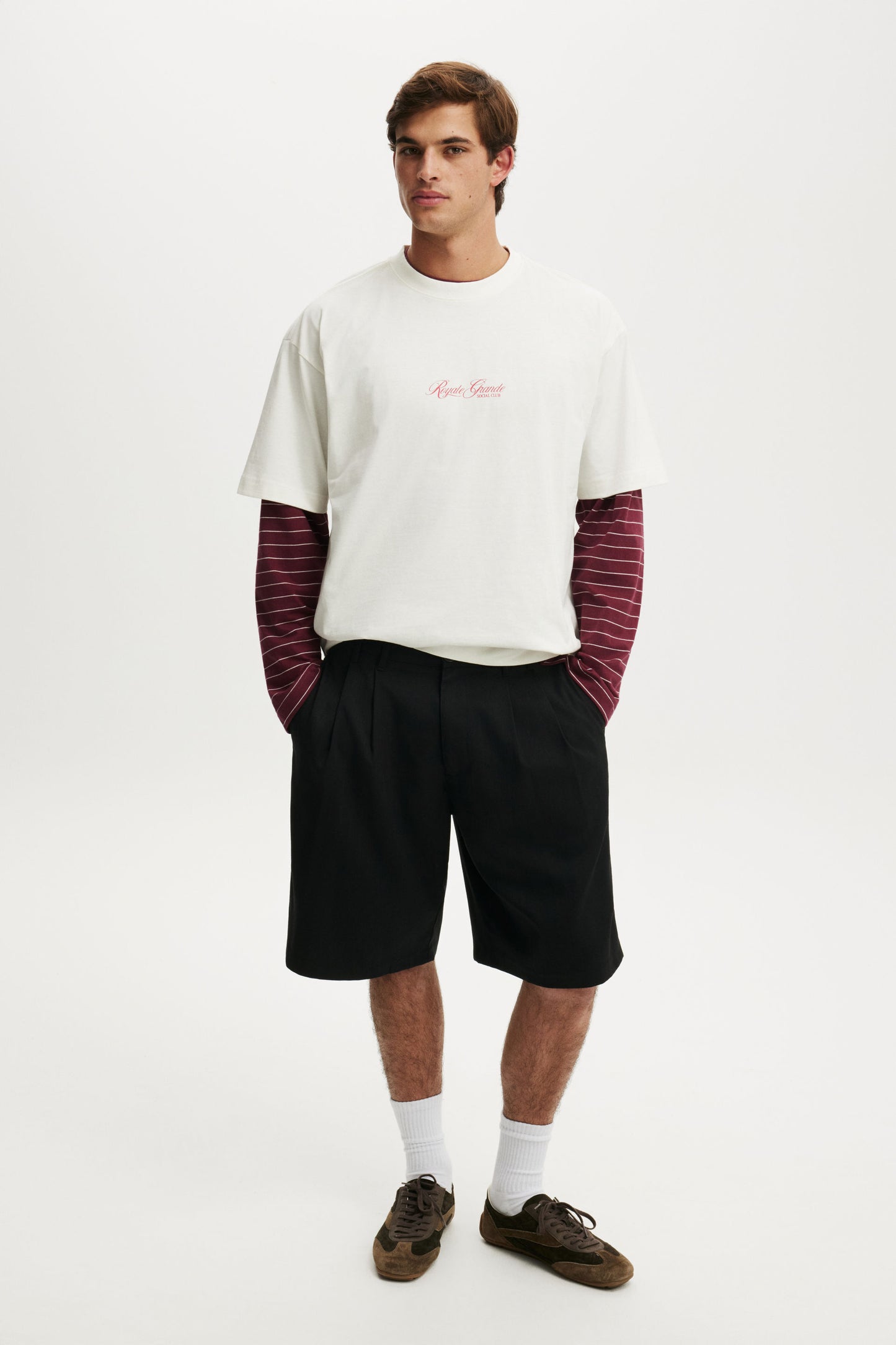 Box Fit Text T-Shirt