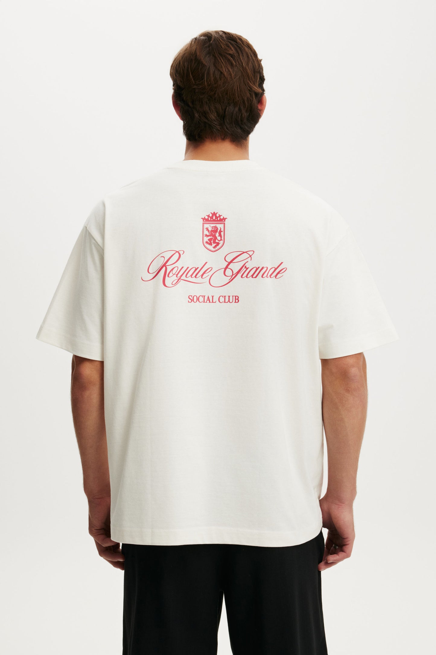 Box Fit Text T-Shirt