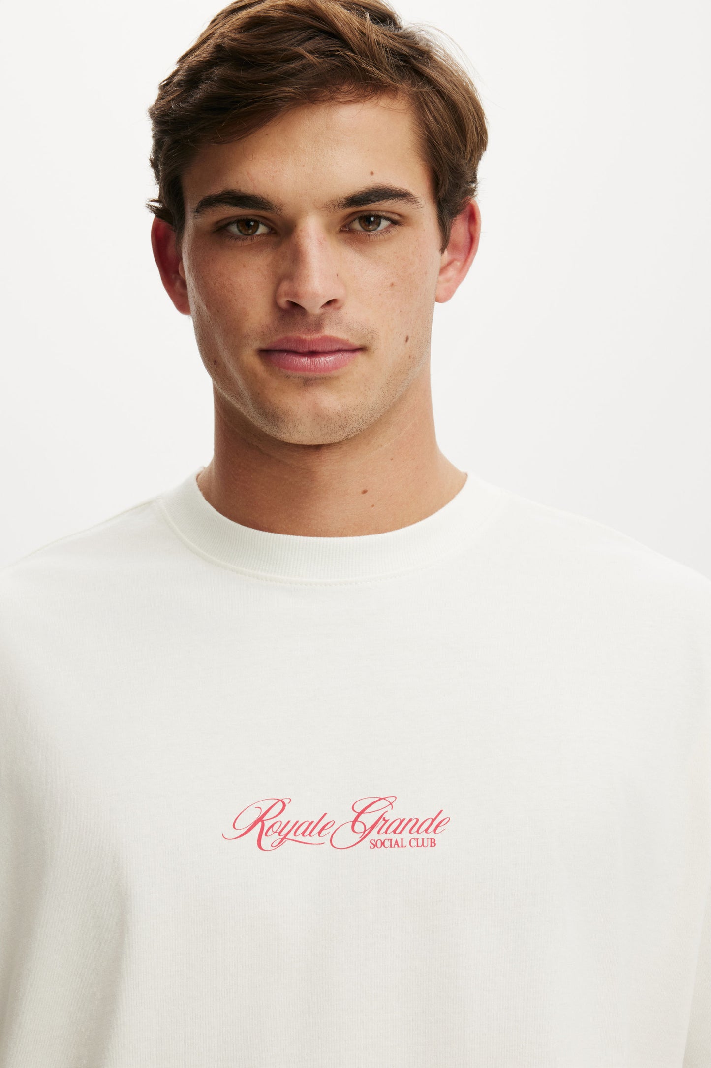 Box Fit Text T-Shirt