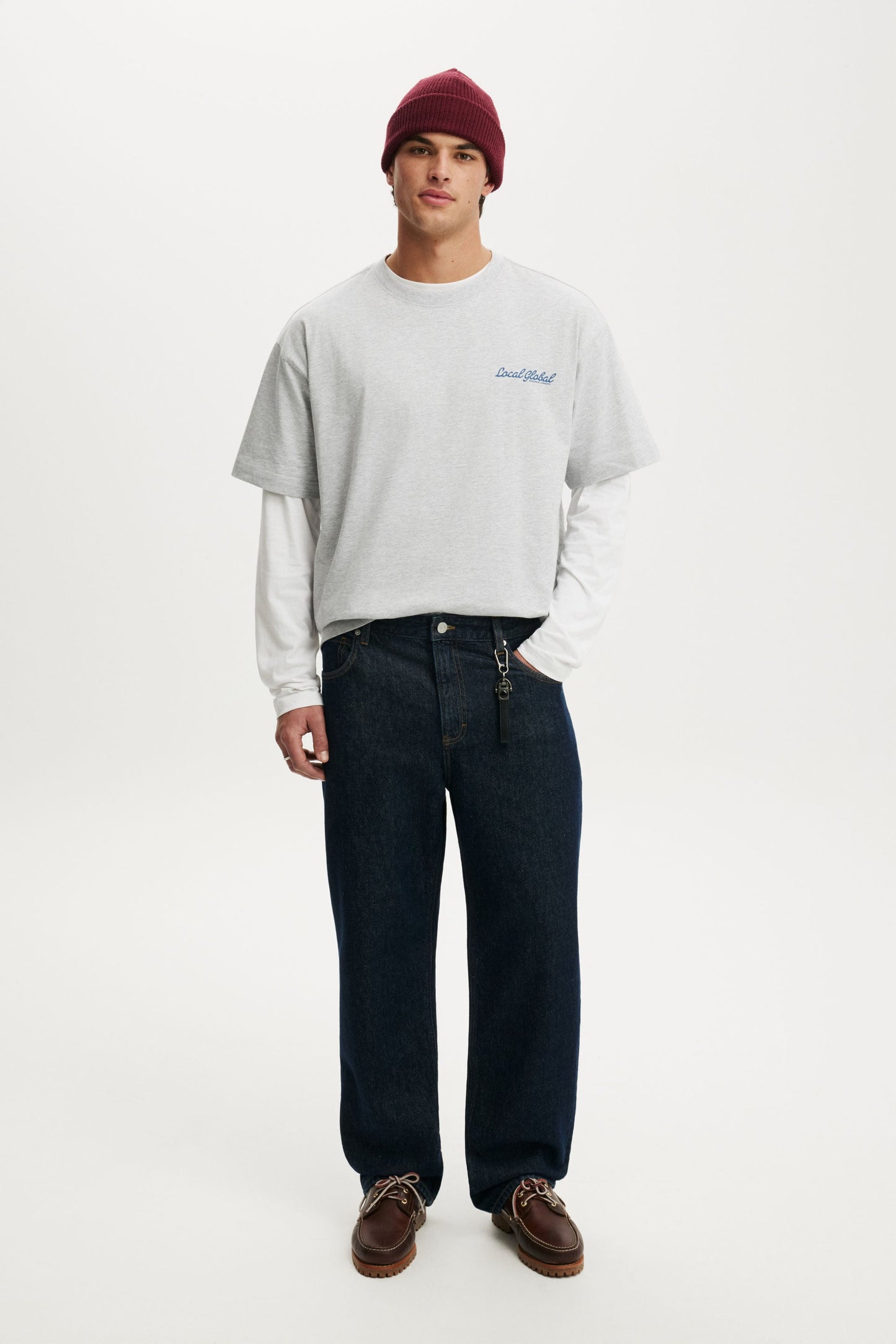 Box Fit Text T-Shirt