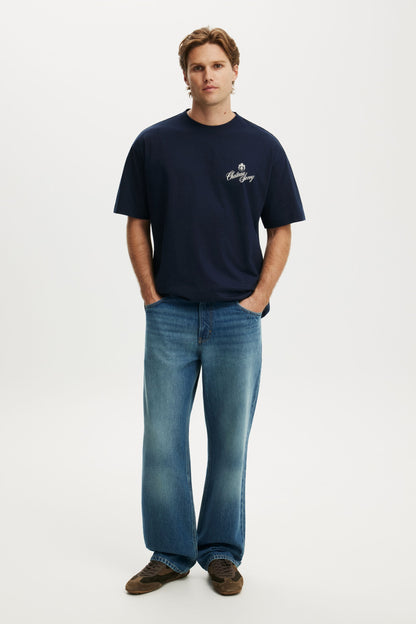 Box Fit Text T-Shirt