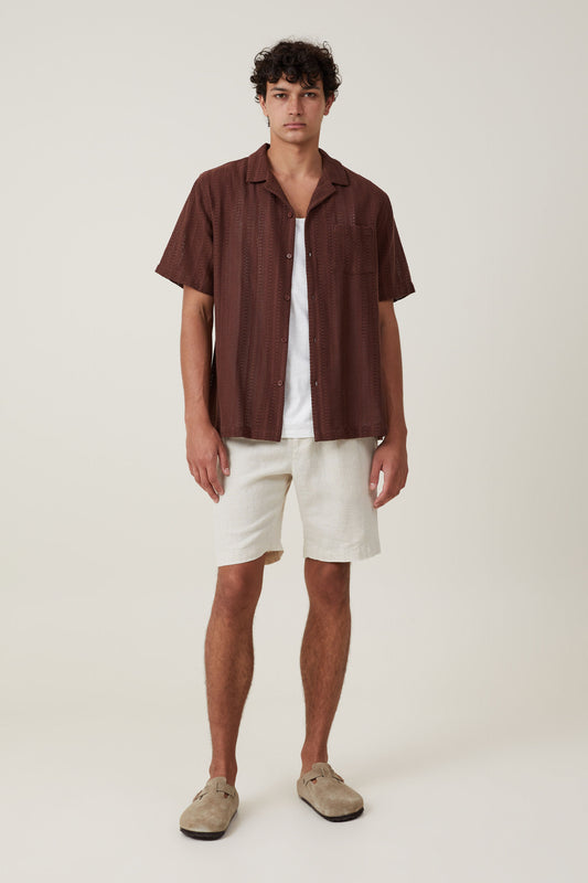 Linen Pleat Short