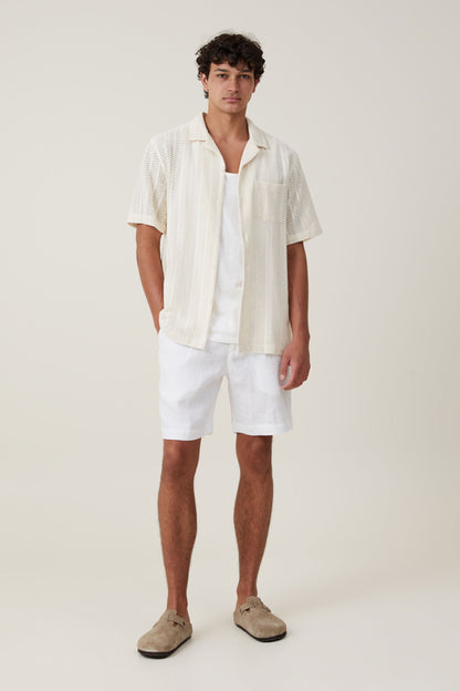 Linen Pleat Short