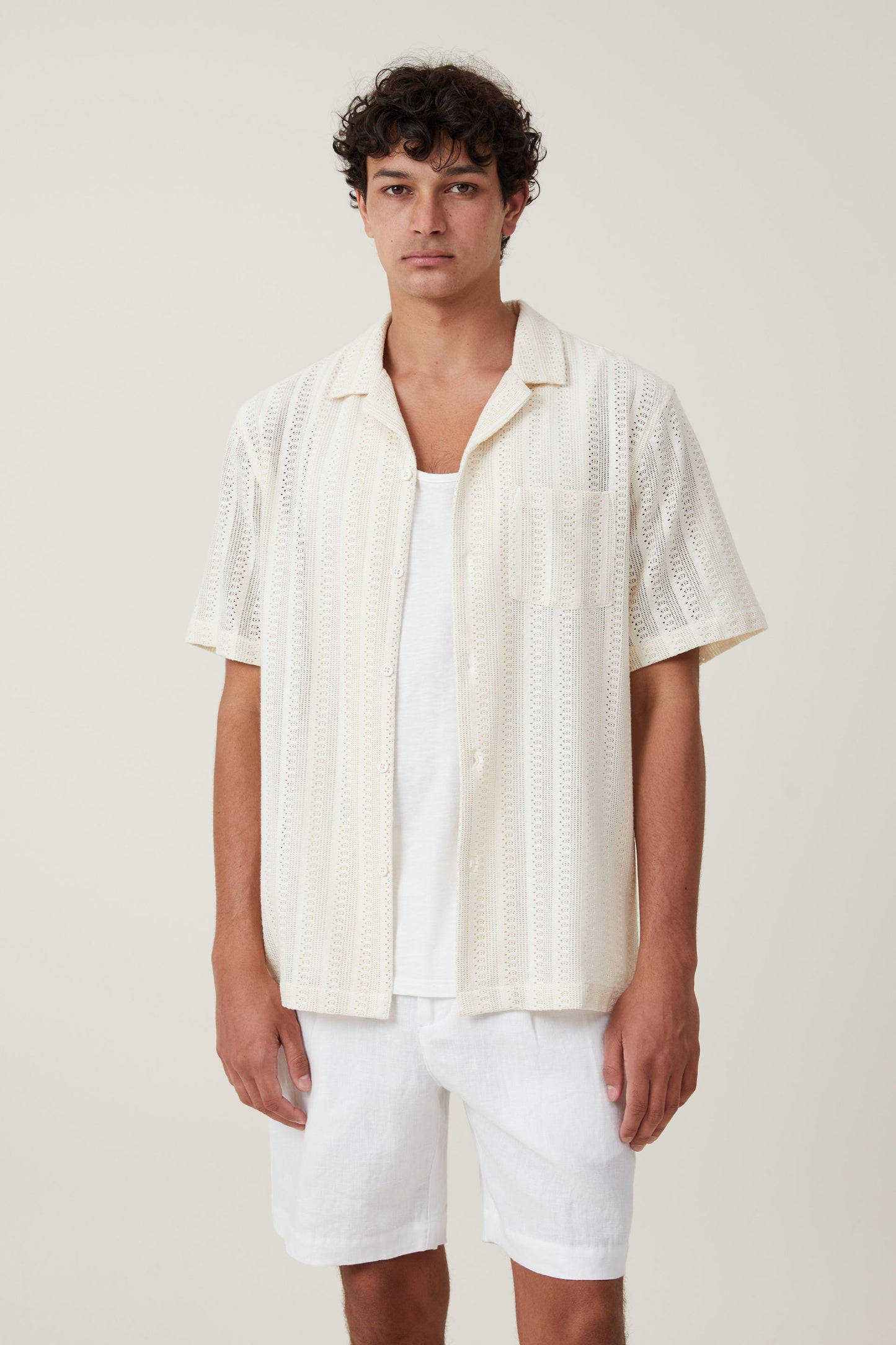 Linen Pleat Short