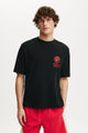 Cropped Fit Graphic T-Shirt