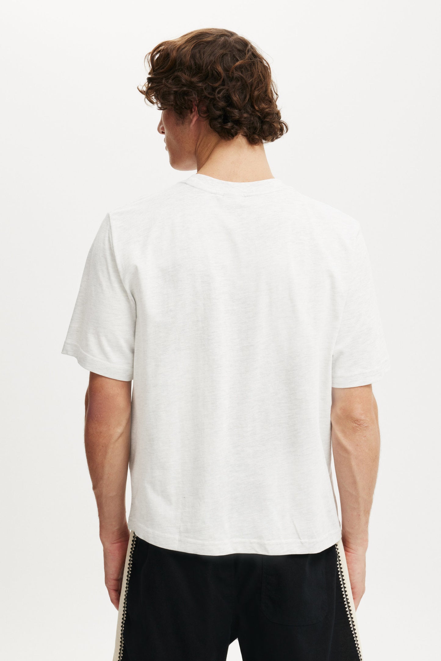 Cropped Fit Graphic T-Shirt