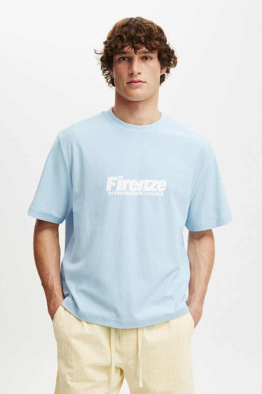 Cropped Fit Graphic T-Shirt