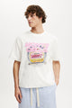 Cropped Fit Graphic T-Shirt
