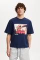 Cropped Fit Graphic T-Shirt