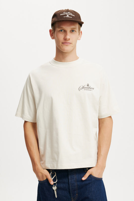 Cropped Fit Graphic T-Shirt