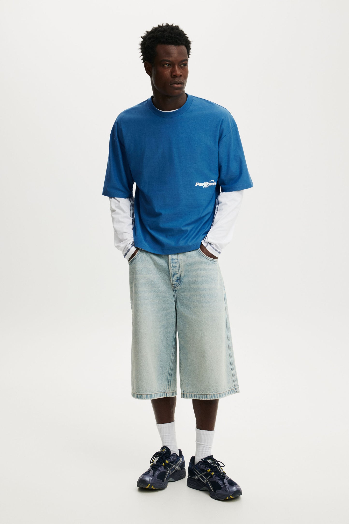 Cropped Fit Graphic T-Shirt