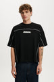 Cropped Fit Graphic T-Shirt