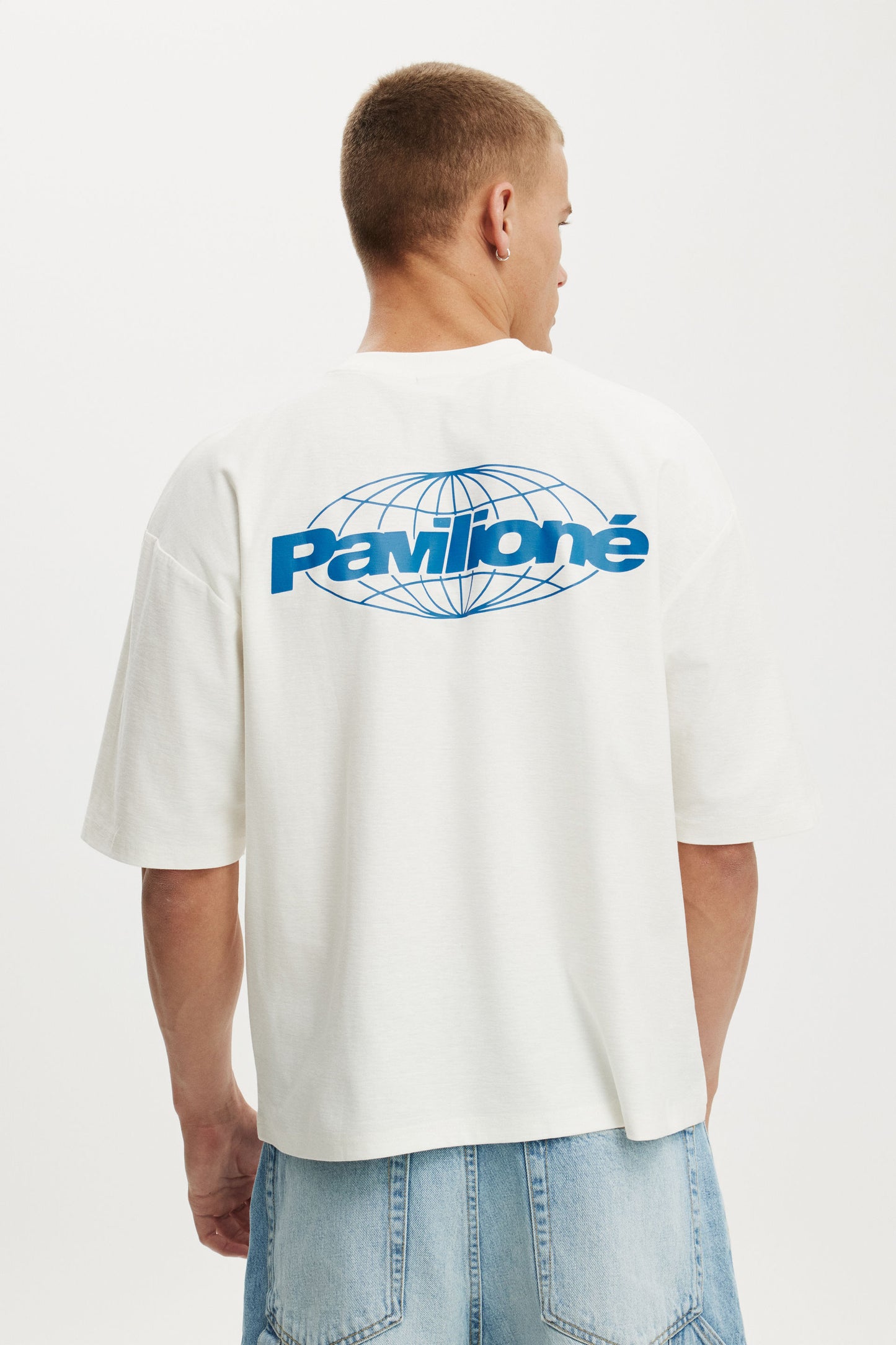 Cropped Fit Graphic T-Shirt
