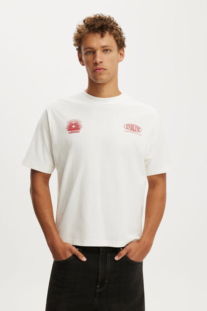 Cropped Fit Graphic T-Shirt