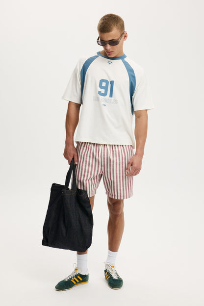 Cropped Fit Graphic T-Shirt