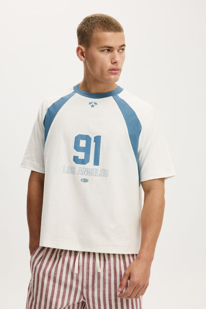 Cropped Fit Graphic T-Shirt