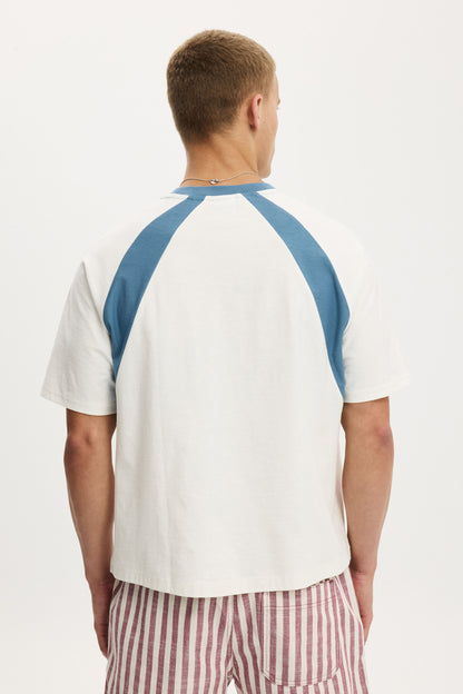 Cropped Fit Graphic T-Shirt