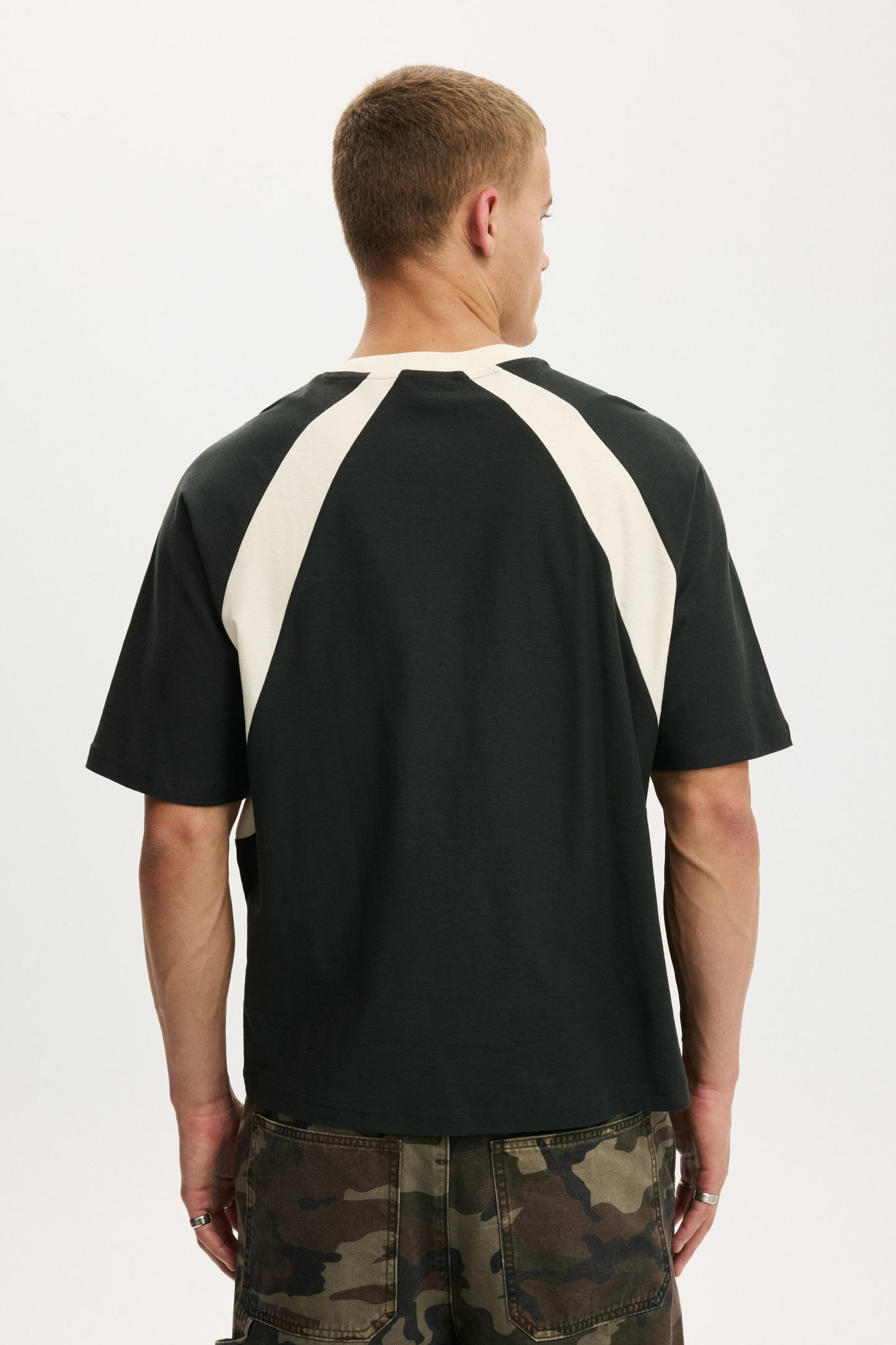 Cropped Fit Graphic T-Shirt