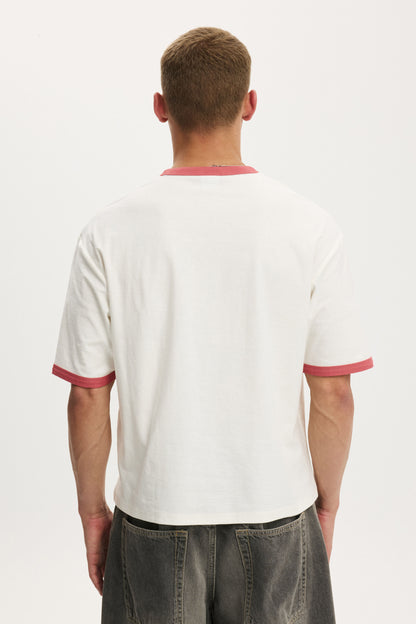 Cropped Fit Graphic T-Shirt