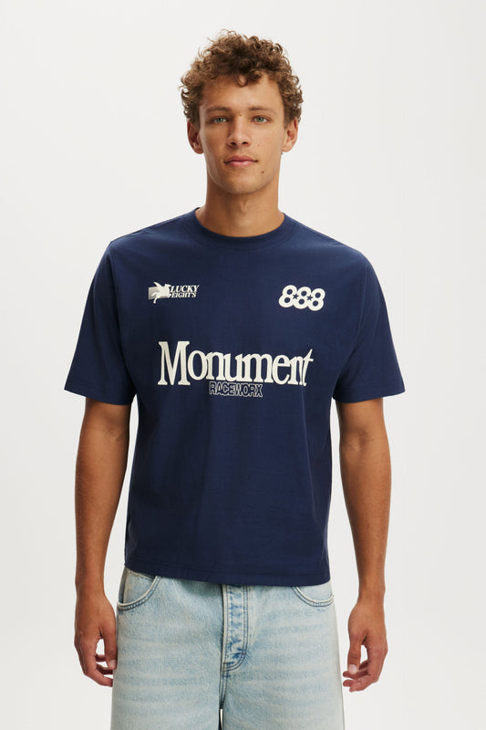 Cropped Fit Graphic T-Shirt