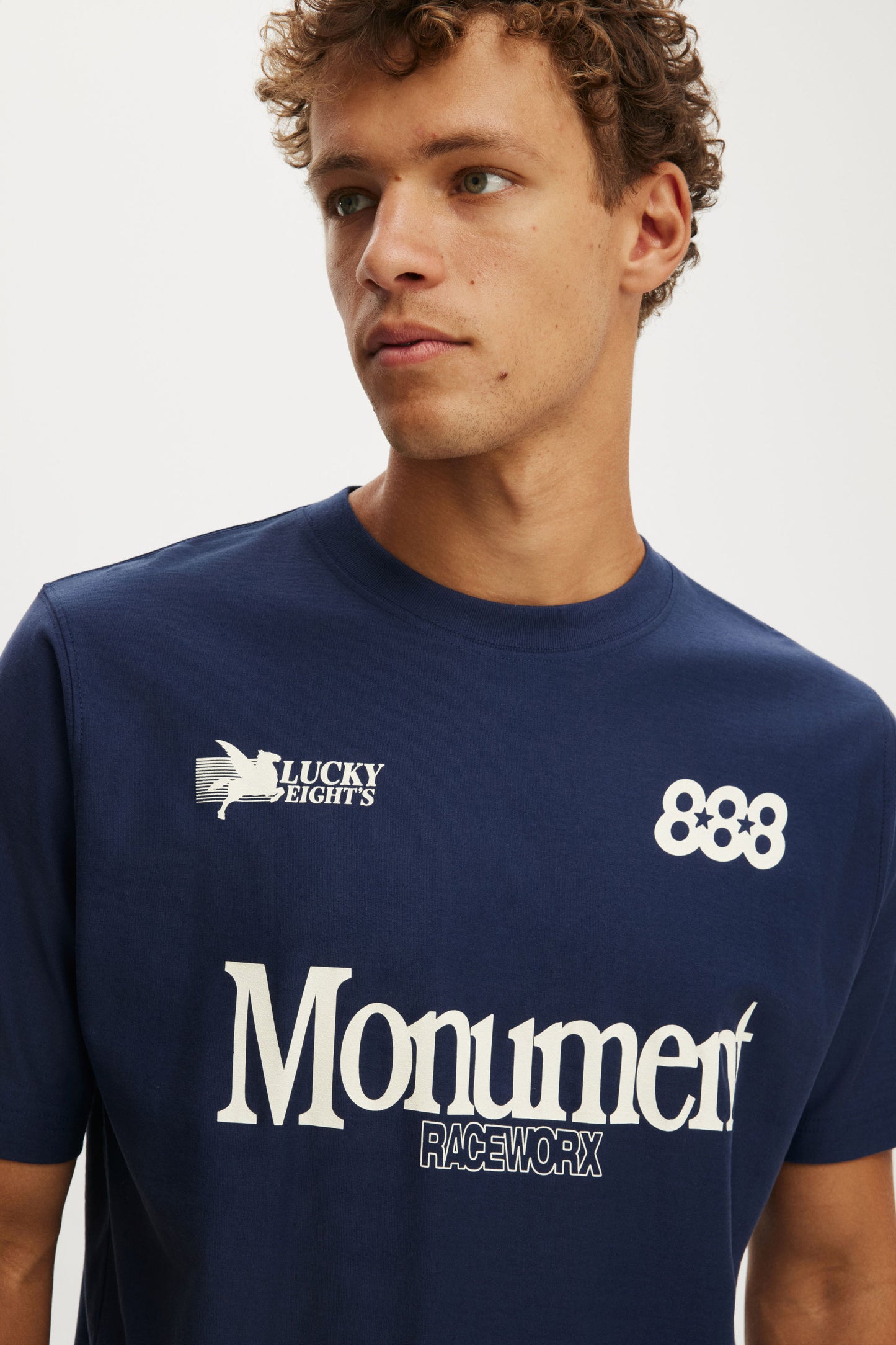 Cropped Fit Graphic T-Shirt