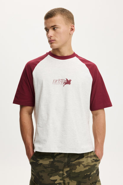 Cropped Fit Graphic T-Shirt