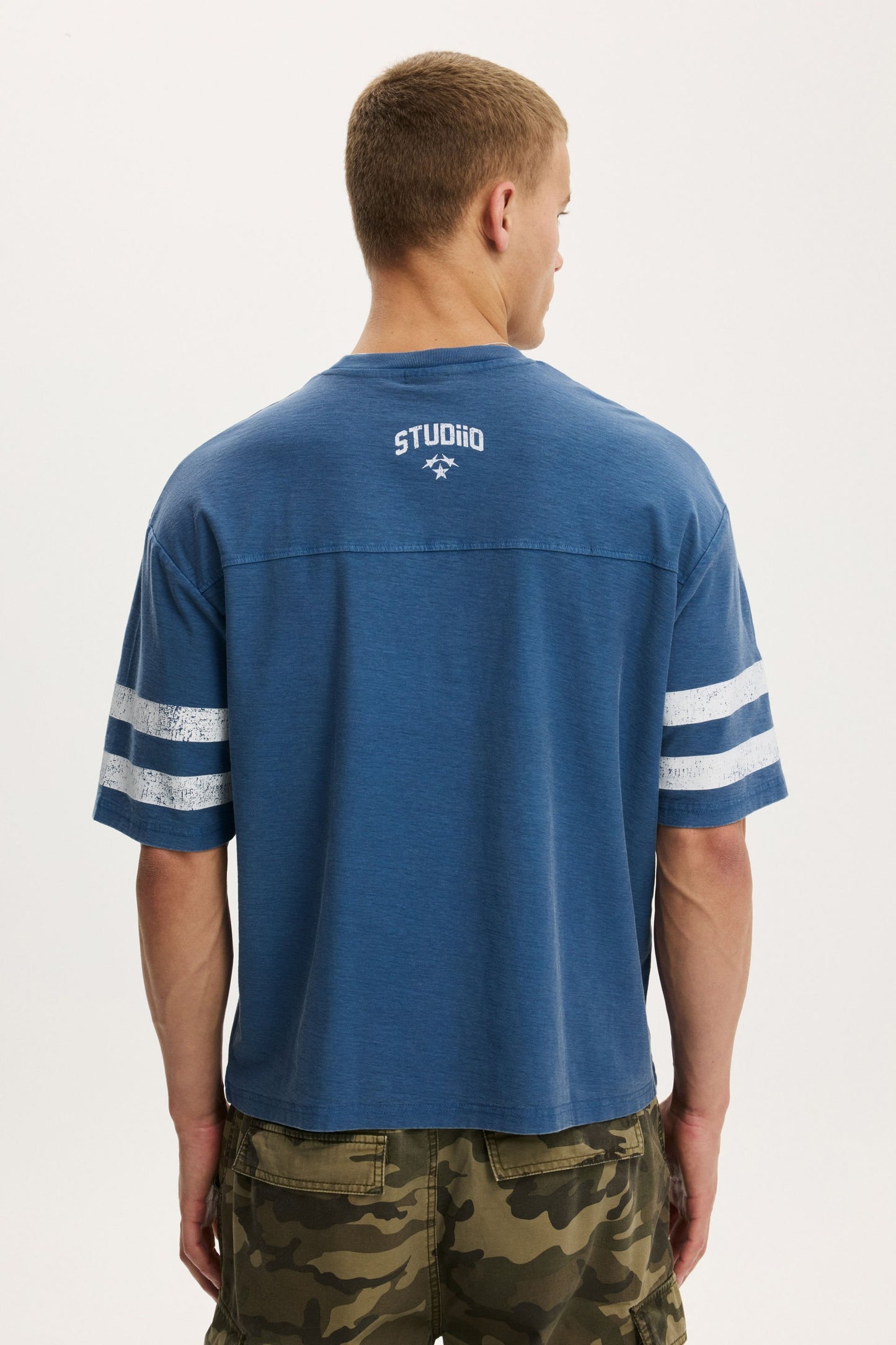 Cropped Fit Graphic T-Shirt