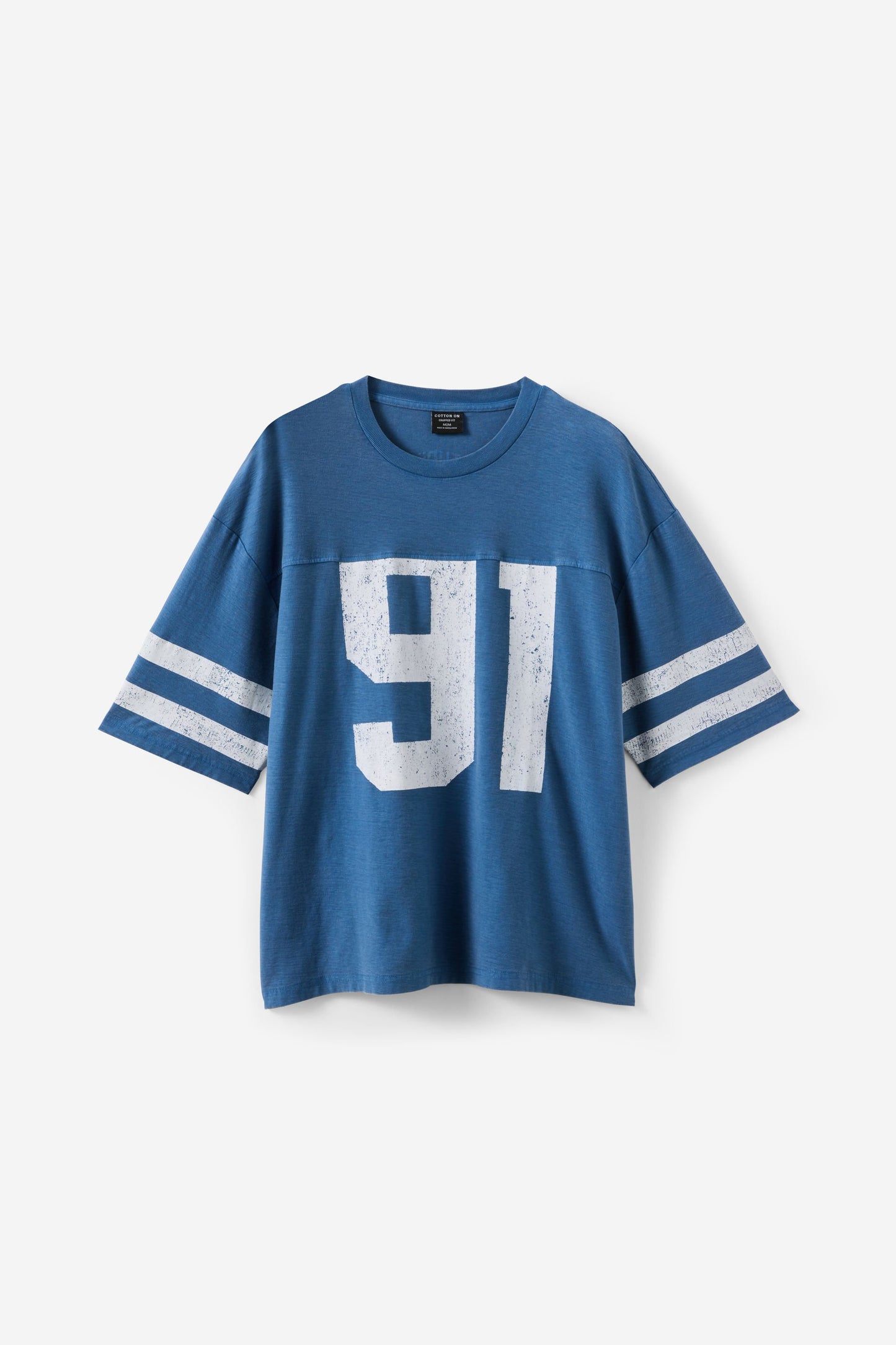 Cropped Fit Graphic T-Shirt