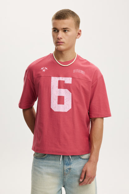 Cropped Fit Graphic T-Shirt