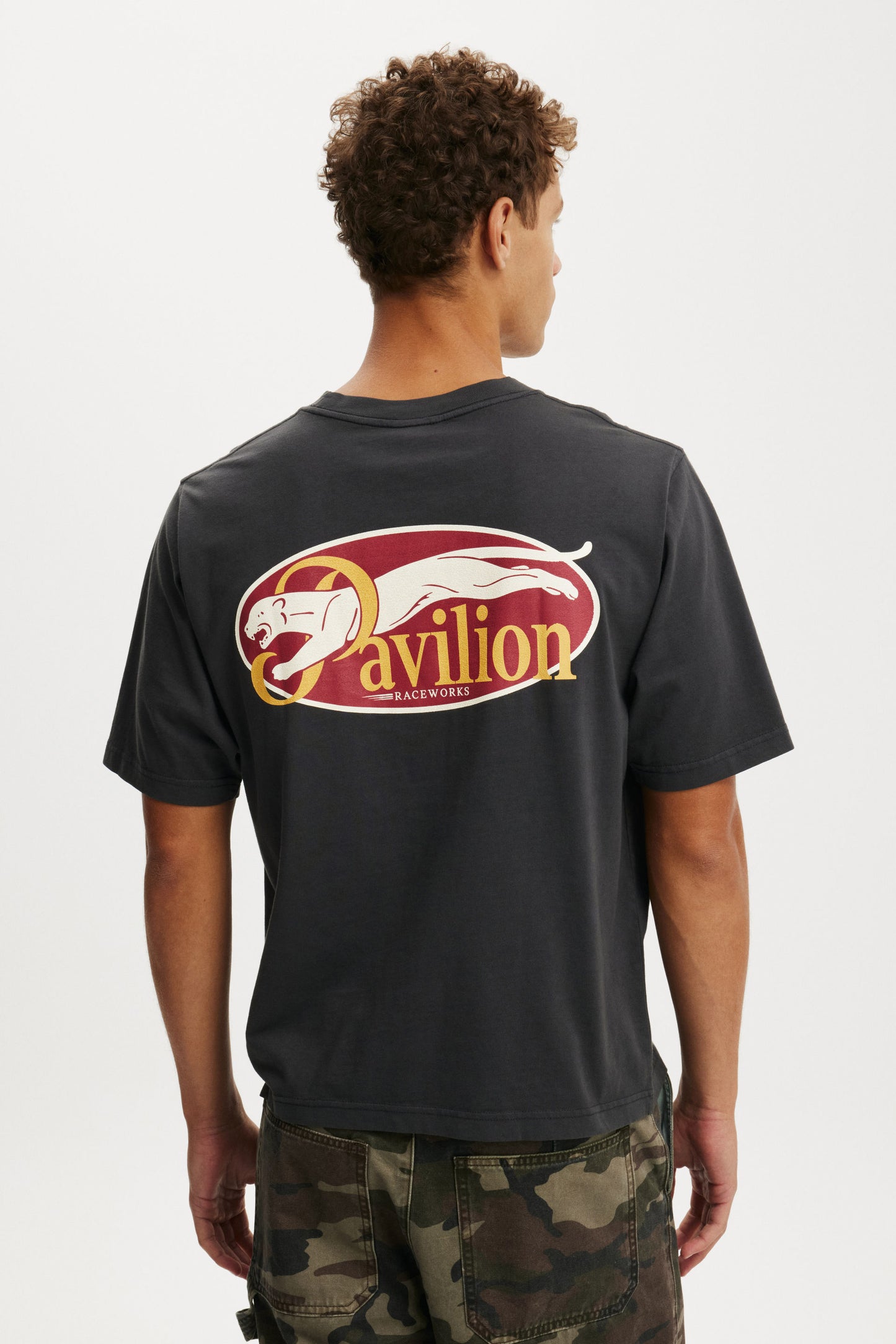 Cropped Fit Graphic T-Shirt