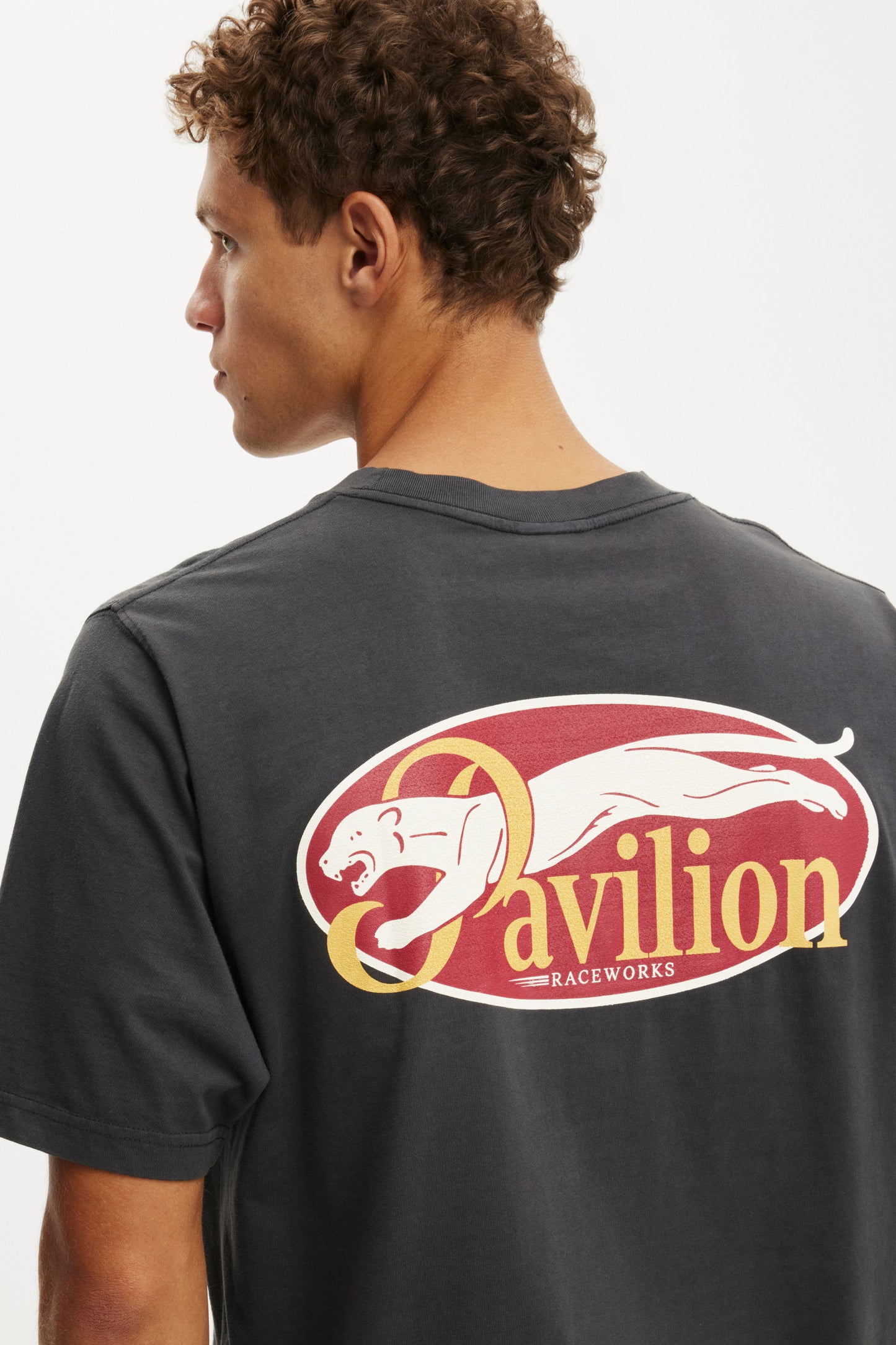 Cropped Fit Graphic T-Shirt