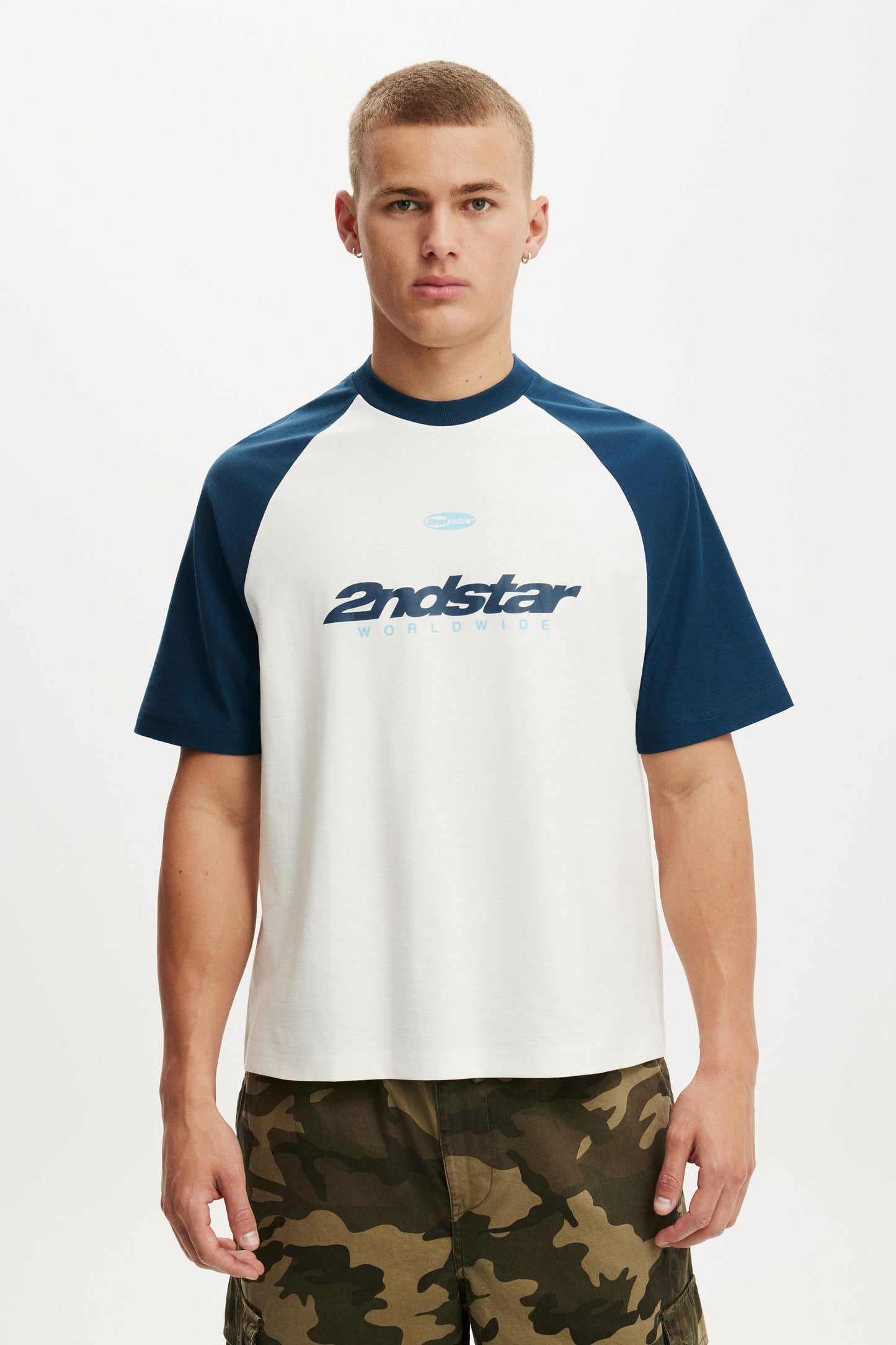 Cropped Fit Graphic T-Shirt