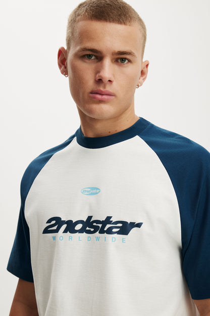Cropped Fit Graphic T-Shirt