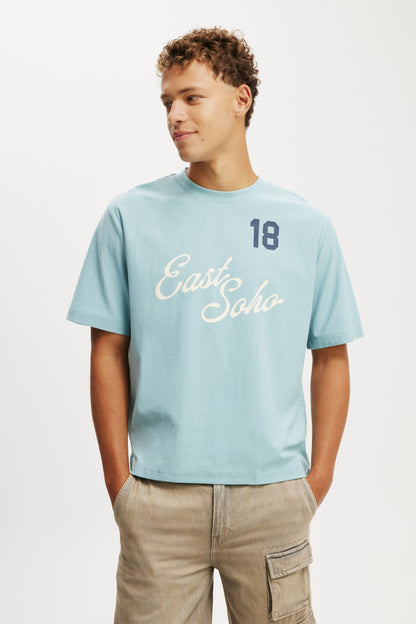 Cropped Fit Graphic T-Shirt