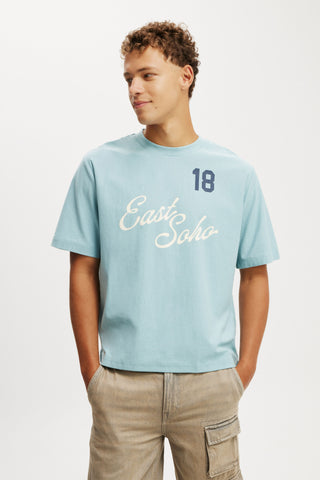 Cropped Fit Graphic T-Shirt