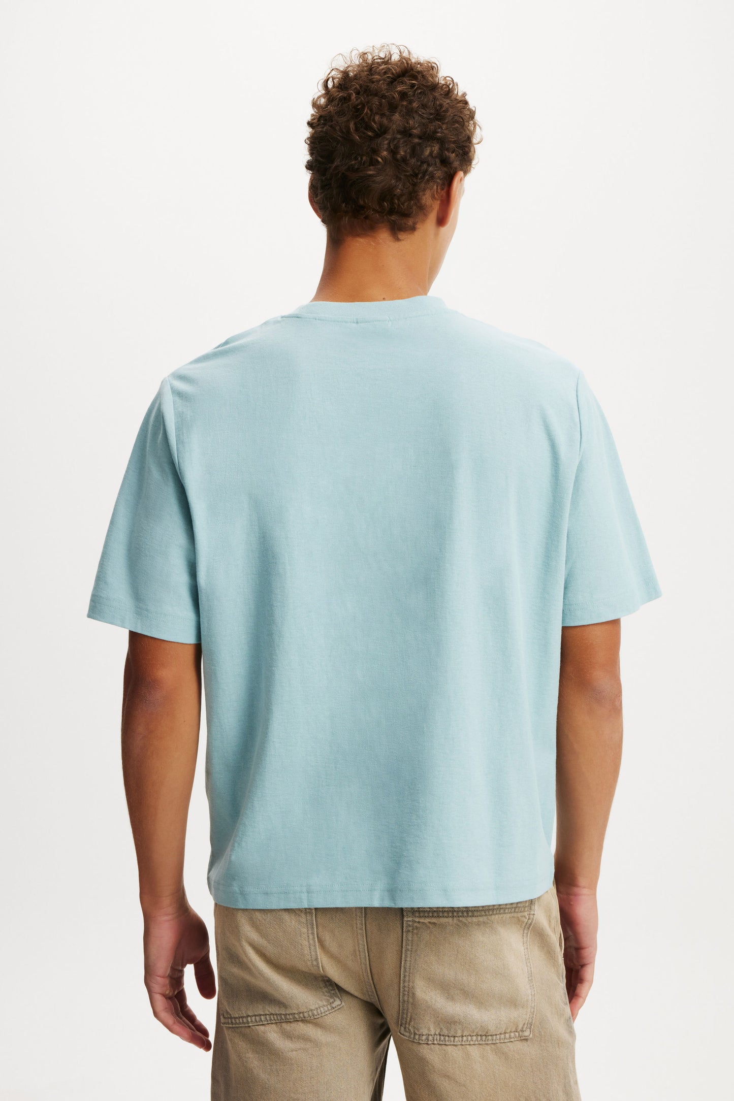 Cropped Fit Graphic T-Shirt
