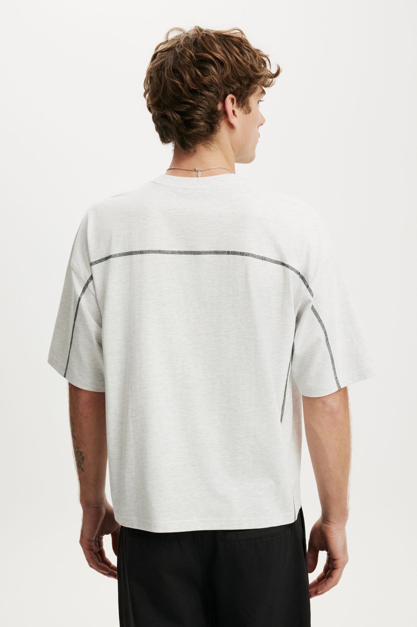 Cropped Fit Graphic T-Shirt
