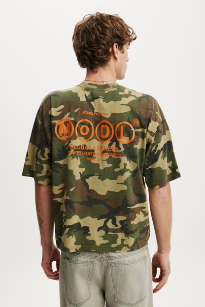 Cropped Fit Graphic T-Shirt
